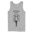thumbnail image 1 of Men's Despicable Me Evil Genius Gru Tank Top Athletic Heather X Large, 1 of 4