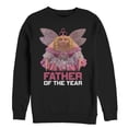 thumbnail image 1 of Men's Despicable Me Father of the Year Fairy Gru Sweatshirt Black X Large, 1 of 3
