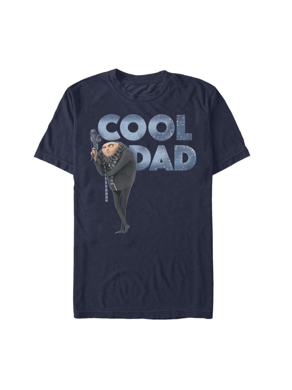 Men's Despicable Me Gru Cool Dad Graphic Tee Navy Blue X Large