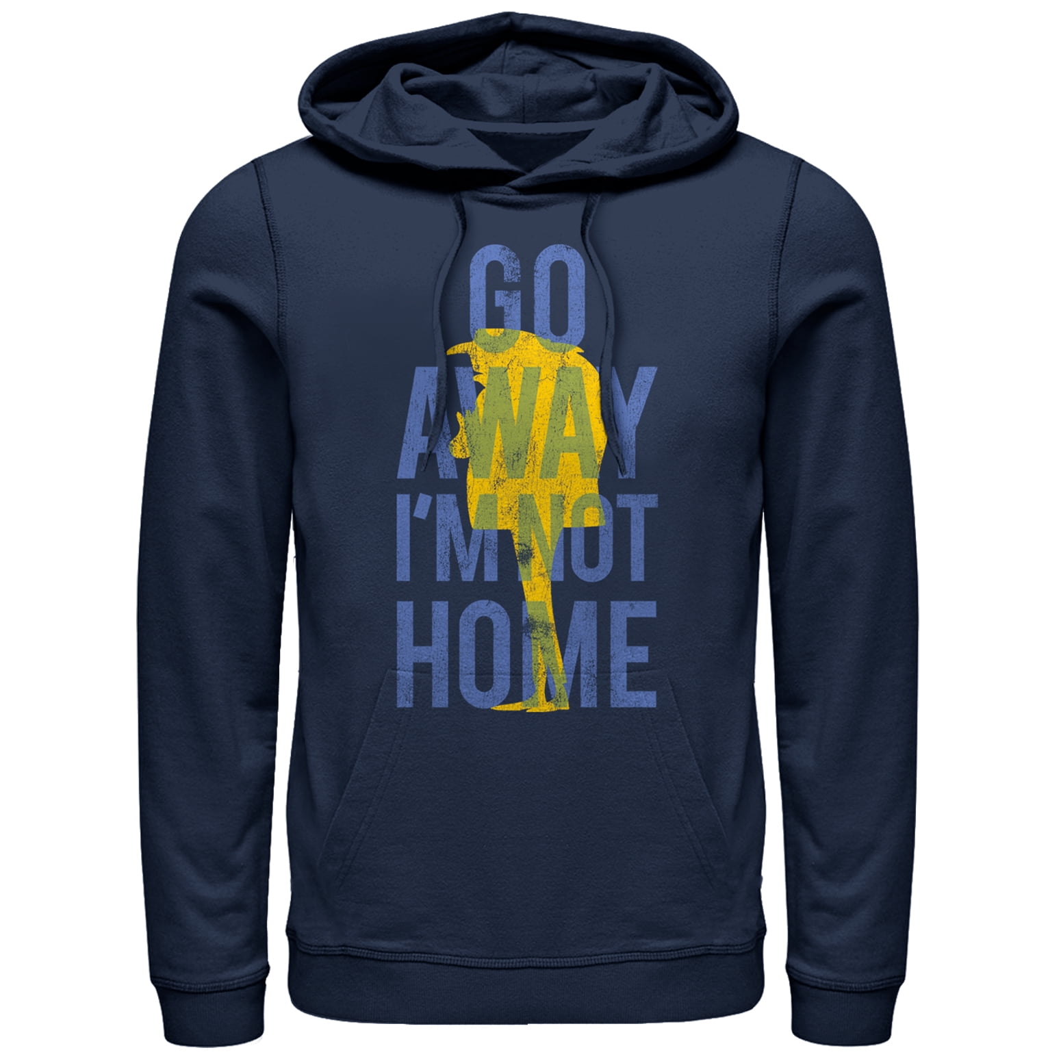 Men's Despicable Me Gru Go Away Pull Over Hoodie Navy Blue 2X Large ...