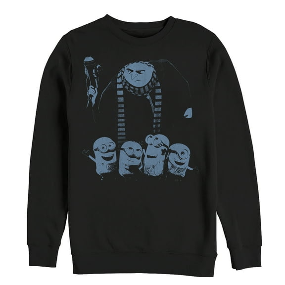Men's Despicable Me Gru Minion Shot  Sweatshirt Black Small