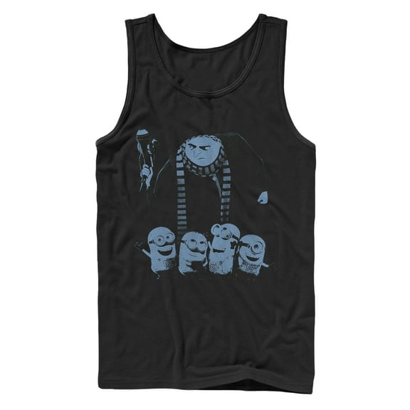 Men's Despicable Me Gru Minion Shot  Tank Top Black X Large