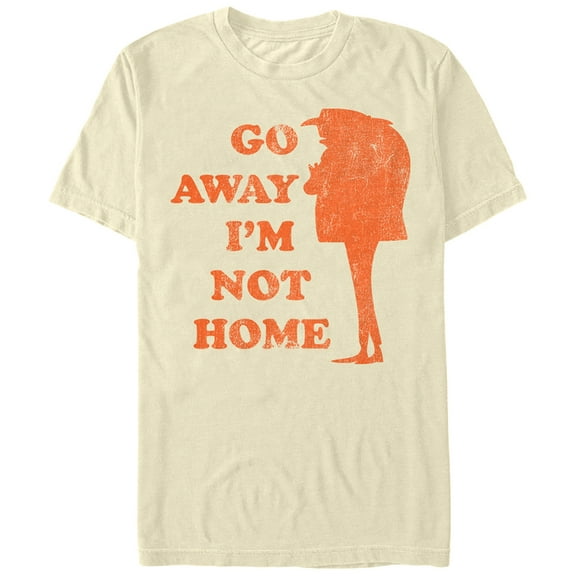 Men's Despicable Me Gru Not Home  Graphic Tee Cream Small