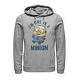 thumbnail image 1 of Men's Despicable Me I'm One in Minion  Pull Over Hoodie Athletic Heather 2X Large, 1 of 3