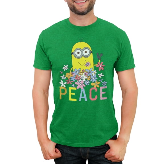 Men's Despicable Me Kevin Spring Peace  Graphic T-Shirt