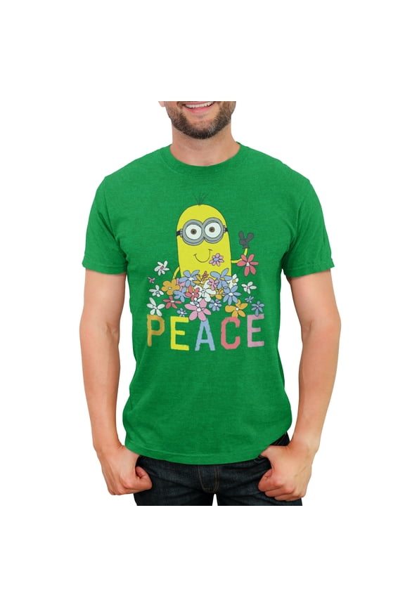 Men's Despicable Me Kevin Spring Peace Graphic T-Shirt