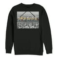 thumbnail image 1 of Men's Despicable Me Minion Construction Lunch  Sweatshirt Black 2X Large, 1 of 3