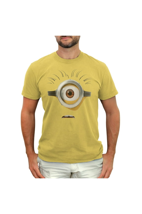 Men's Despicable Me Minion Costume Graphic Tee Banana Medium