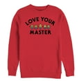 thumbnail image 1 of Men's Despicable Me Minion Love Master Sweatshirt Red Small, 1 of 3