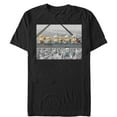 thumbnail image 1 of Men's Despicable Me Minion Lunch Hang Out  Graphic Tee Black Large, 1 of 4