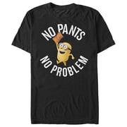 Men's Despicable Me Minion No Pants Party Graphic Tee Black 4X Large