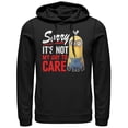thumbnail image 1 of Men's Despicable Me Minion Not Day to Care  Pull Over Hoodie Black Medium, 1 of 3