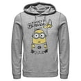 thumbnail image 1 of Men's Despicable Me Minion Powered By Pull Over Hoodie Athletic Heather Small, 1 of 3