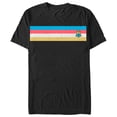 thumbnail image 1 of Men's Despicable Me Minion Retro Stripe  Graphic Tee Black Medium, 1 of 4