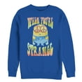 thumbnail image 1 of Men's Despicable Me Minion Tie-Dye Strange  Sweatshirt Royal Blue 2X Large, 1 of 3