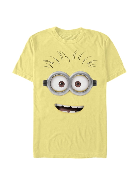 Men's Despicable Me Minions Big Face Tom Big Face Graphic Tee Banana Large