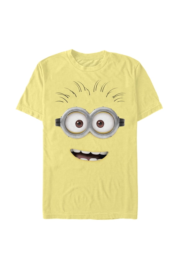 Men's Despicable Me Minions Big Face Tom Big Face Graphic Tee Banana Small