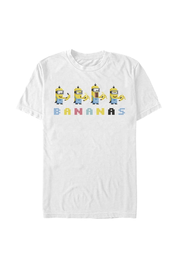 Men's Despicable Me Minions Group Shots  Graphic Tee White Large