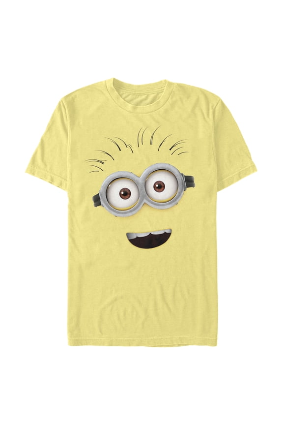 Men's Despicable Me Minions Phil Big Face Graphic Tee Banana Large