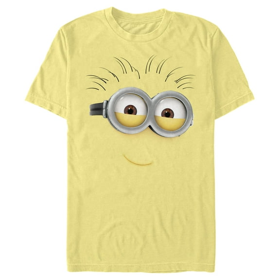 Men's Despicable Me Minions Phil Smile Eyes Big Face Graphic Tee Banana X Large