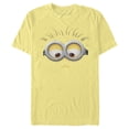 thumbnail image 1 of Men's Despicable Me Minions Sad Big Face Phil  Graphic Tee Banana 3X Large, 1 of 3