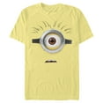 thumbnail image 1 of Men's Despicable Me Minions Shocked Face Minion Carl Big Face Graphic Tee Banana 3X Large, 1 of 8
