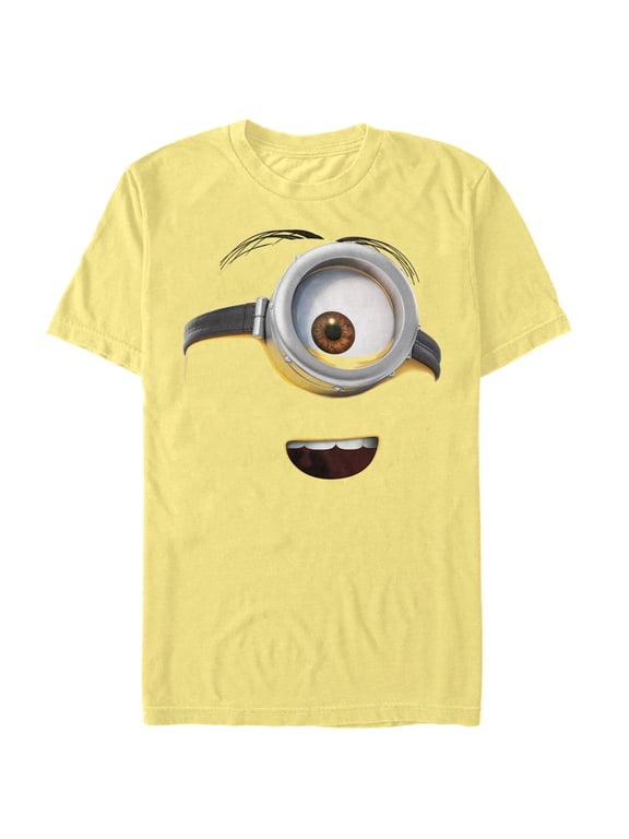 Men's Despicable Me One Eyed Minion Costume Graphic Tee Banana Large