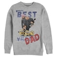 thumbnail image 1 of Men's Despicable Me World's Best Dad  Sweatshirt Athletic Heather 2X Large, 1 of 4