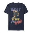 thumbnail image 1 of Men's Despicable Me World's Best Villain Dad  Graphic Tee Navy Blue X Large, 1 of 4