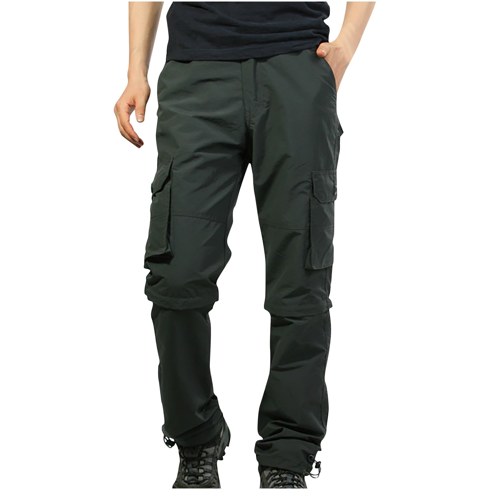 Men's Detachable Hiking Pants Lightweight Hiking Travel Convertible Cargo  Pants Outdoor Fishing Safari Pants/Shorts