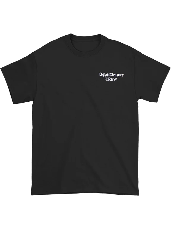 Men's Devil Driver Crew T-shirt Small Black