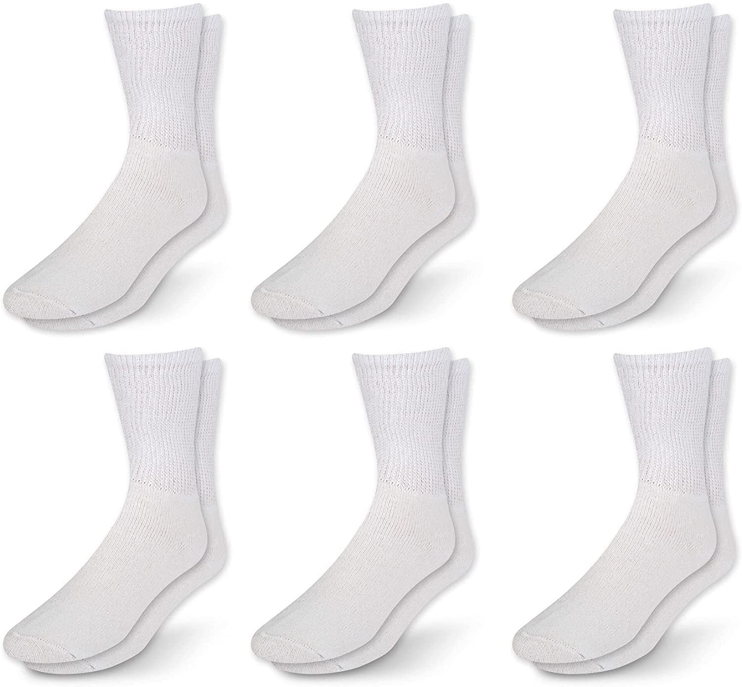Buy Basico Mens Physicians Choice 12pairs Diabetic Socks Crew White in Cheap Pri Buy Basico Mens Physicians Choice 12pairs Diabetic Socks Crew White in Cheap Pri