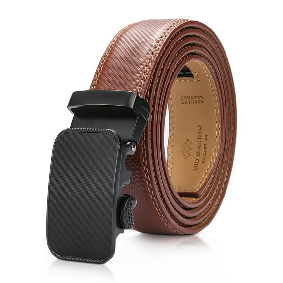 Men's Diagonal Weave Ratchet Belt