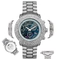 thumbnail image 1 of Men's Diamond Watch Joe Rodeo Junior JJU26 17.50 Ct Fully Loaded MOP Black Dial, 1 of 4