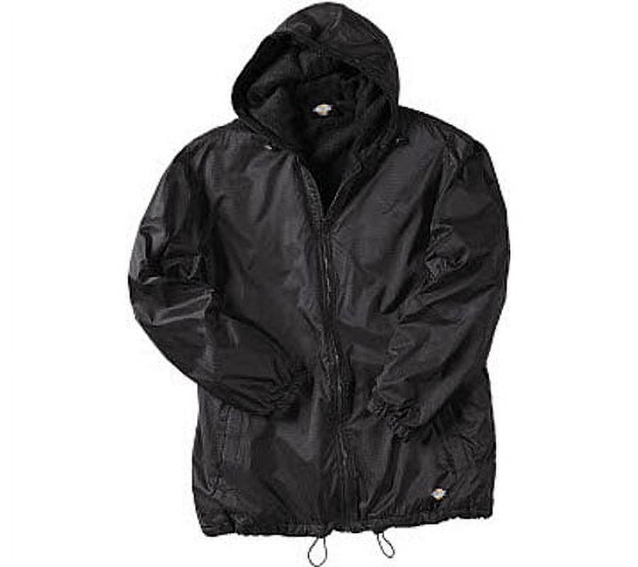 Men's Dickies Fleece Lined Hooded Nylon Jacket - Walmart.com
