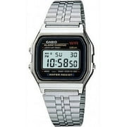 Mens Digital Classic Steel Band Watch A159WA-N1D