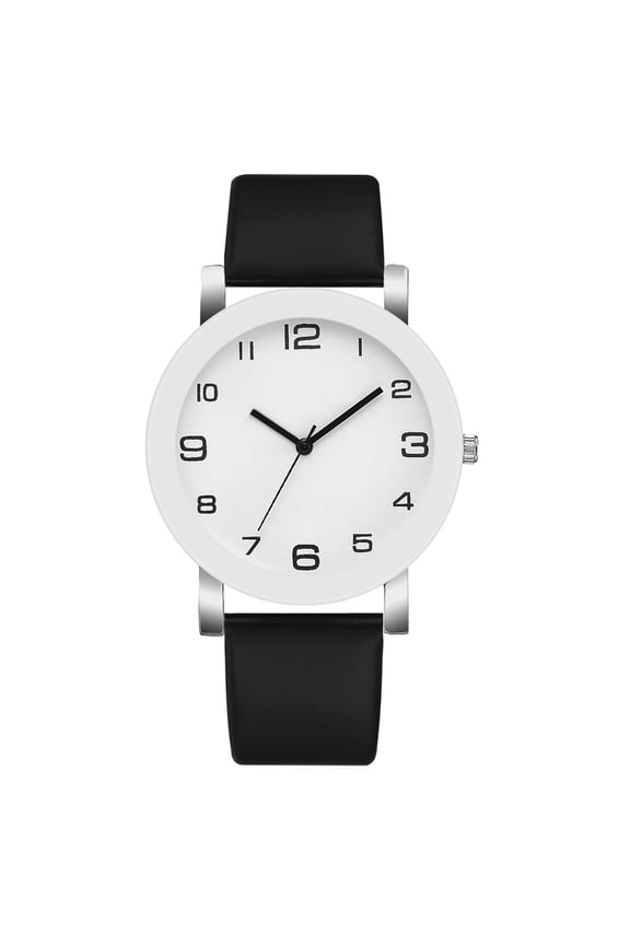 Men's Digital Scale Quartz WatchHigh Strength Glass MirrorFull DisplayDigital BackMinimalistic Unisex Watch
