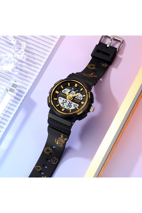 Men's Digital Sport Watch with LED Backlight, Alarm, Stopwatch, 12/24H Format and Water Resistant Design, Multi-Function Casual Wristwatch for Teens, Students, Outdoor School or Daily Use