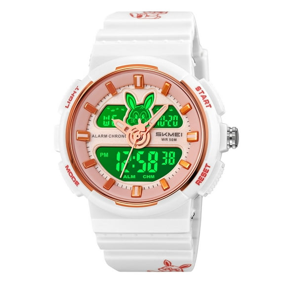 Men's Digital Sport Watch with LED Backlight, Alarm, Stopwatch, 12/24H Format and Water Resistant Design, Multi-Function Casual Wristwatch for Teens, Students, Outdoor School or Daily Use