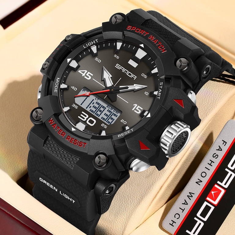 Digital Sport Watch with Stopwatch and Alarm Amazon.com: Edillas Kids Digital Watch 7 Colors 50M  main image 2