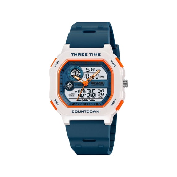 Men's Digital Sports Watch - Multifunctional Waterproof Outdoor Wristwatch with Alarm, Chronograph, LED Backlight - Perfect for Hikers, Runners & Students - 50M Water Resistant & Shockproof A