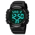 thumbnail image 1 of Men's Digital Sports Watch With Stopwatch/Alarm/Dual Time/ LED Backlight Outdoor Sports Waterproof Watch PU Strap Gifts for Man Christmas Gifts, 1 of 9