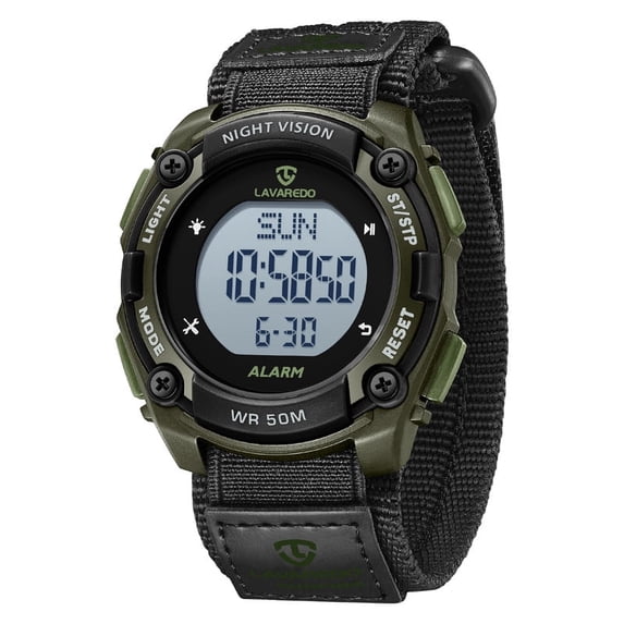 Men's Digital Sports Watch with Electronic Movement & Nylon Strap - Perfect Gift for Man Birthday Gifts