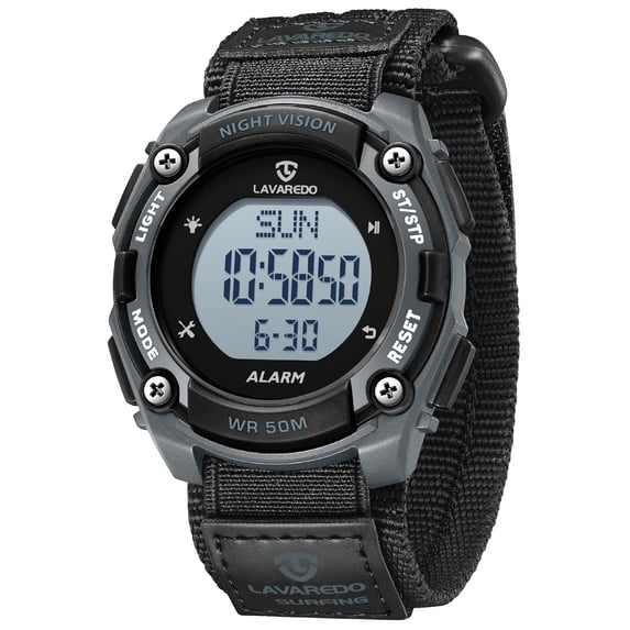Men's Digital Sports Watch with Electronic Movement & Nylon Strap - Perfect Gift for Man Birthday Gifts