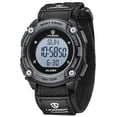 thumbnail image 1 of Men's Digital Watch with Nylon Strap – 12/24H Time, Alarm,Stopwatch, LED Backlight Waterproof Man Watch Gift for man Father's Day gift - BlackGrey, 1 of 8