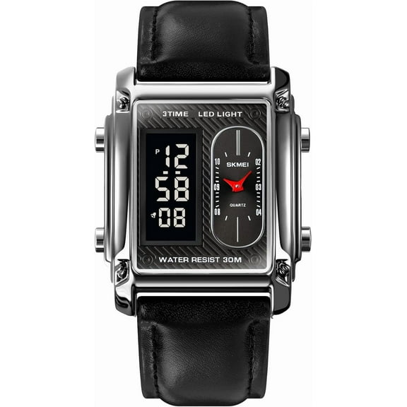 Men's Digital Watches with Waterproof Women's Classic Fashion Business Stainless Steel Sports Watches