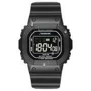 Men’s Digital Wrist Watch Suitable for Swimming and Diving 10 ATM 330ft Waterproof with Backlight, Alarm Clock, Stopwatch, Calendar, Dual Time Display