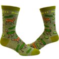 thumbnail image 1 of Men's Dill Doe Socks Funny Deer Hunting Pickle Novelty Footwear, 1 of 7