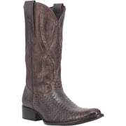 Men's Dingo Ace High Python PRINT Boots Brown