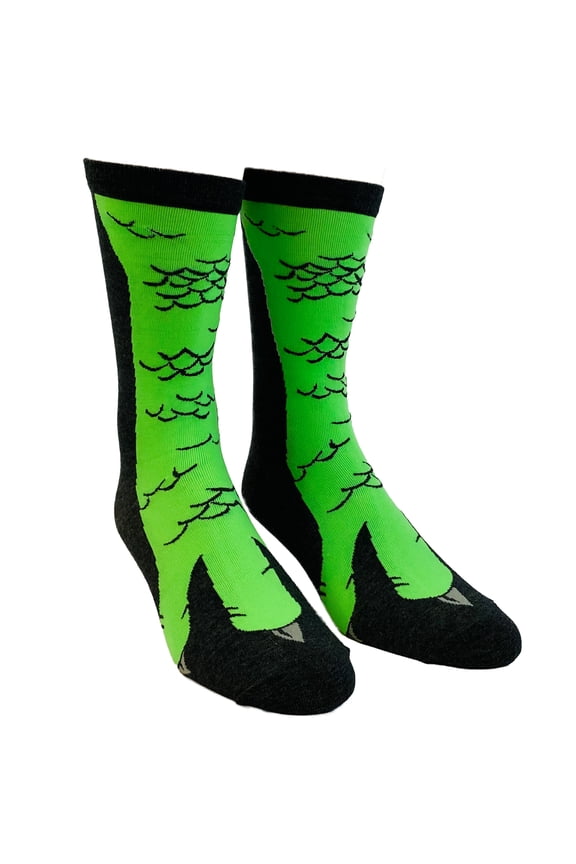 Men's Dinosaur Foot Socks Funny Jurassic T-Rex Dino Lover Novelty Footwear